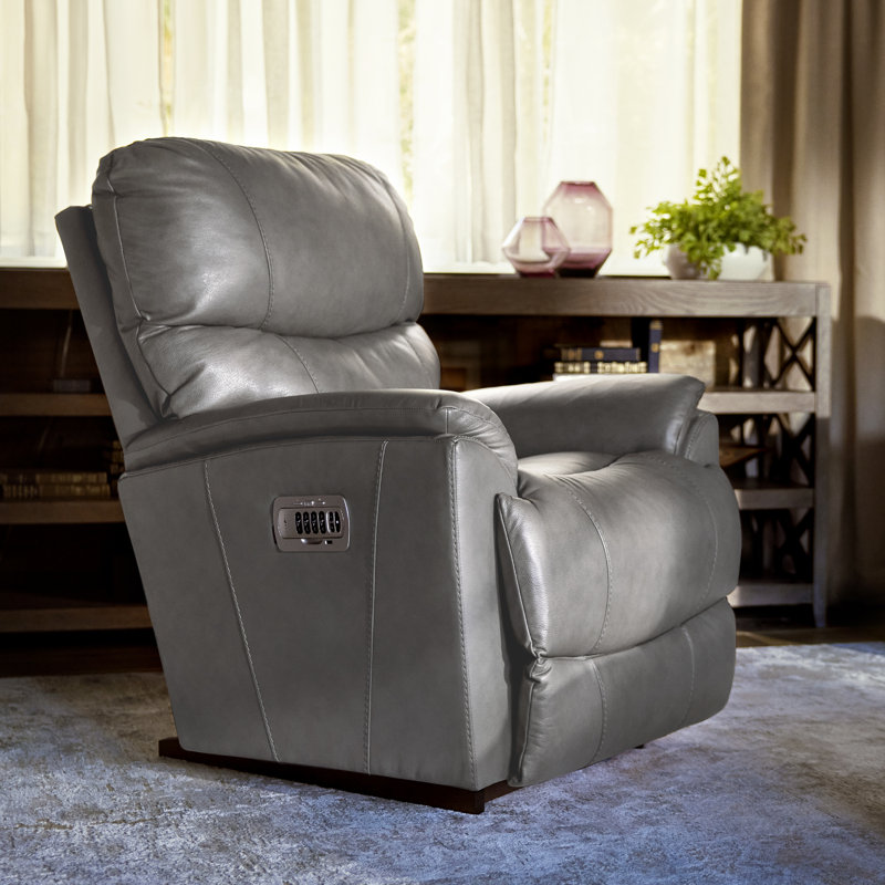 Trouper Leather Match Manual Rocking Recliner
