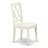 5 Piece Modern Dining Table Set Includes an Oval Wooden Table with Butterfly Leaf and 4 Dining Chairs, 40x76 Inch, Linen White-405300426
