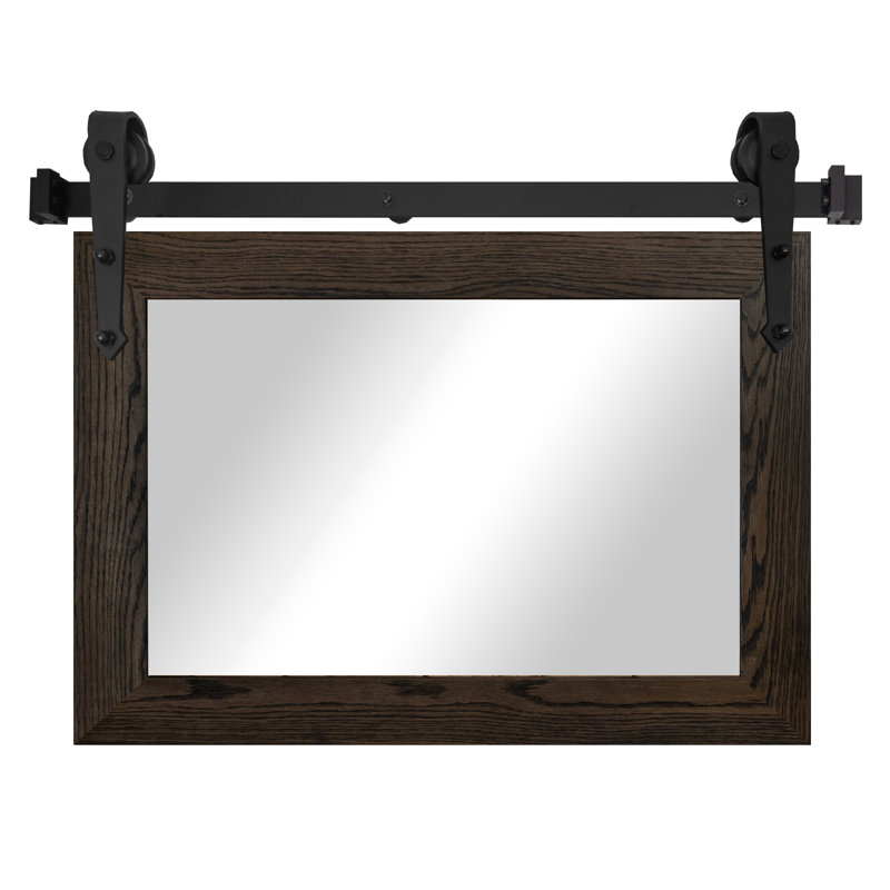 Miroir Manoil, Ébène, 26 po x 33 po