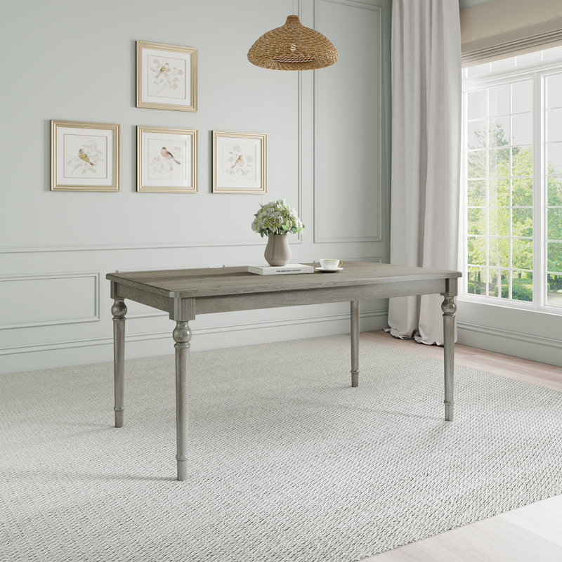 Mid-Century Modern Rectangular Dining Table
