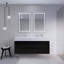 Ensemble de meuble-lavabo mural double 60 po Babajide-561463099