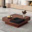 Table basse en bois avec rangement