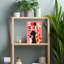 Retro Zoo Berlin Animals Abstract Bold Colorful Cat Giraffe Penguin Wildlife Wall Art Print 1 Piece Wrapped Canvas Wall Art-924136878