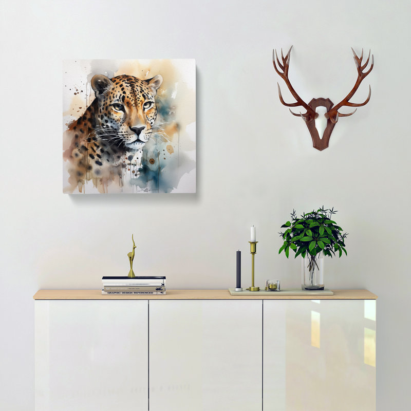 Leopard Watercolour - No Frame Print