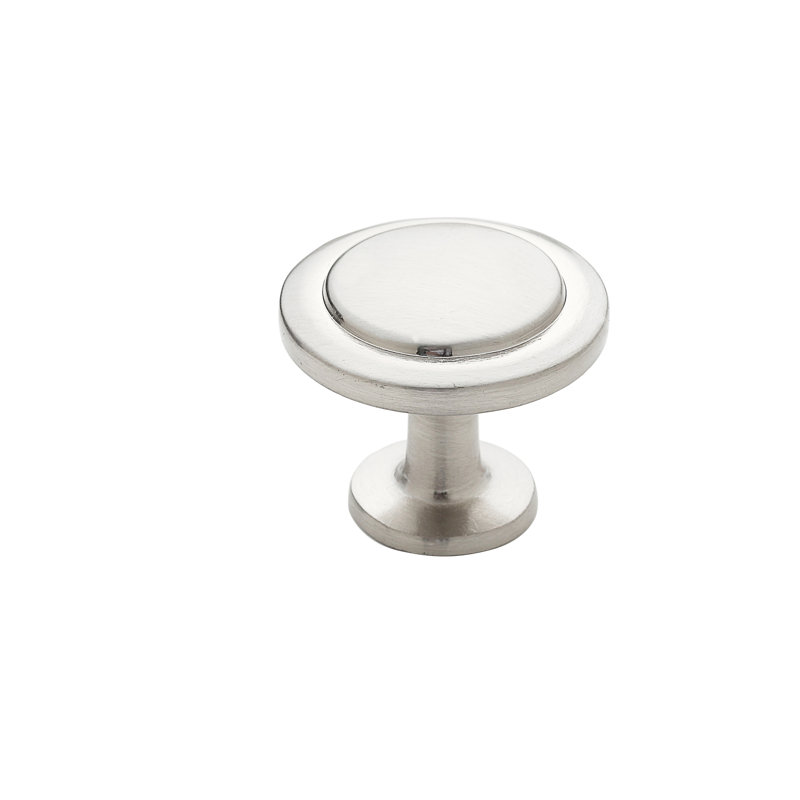 1-1/4" Satin Nickel Round Cabinet Knob 25-Pack