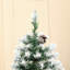 Sapin de Noël artificiel enneigé 6 pi avec branches réalistes, 61 pommes de pin et 800 pointes HOMcom