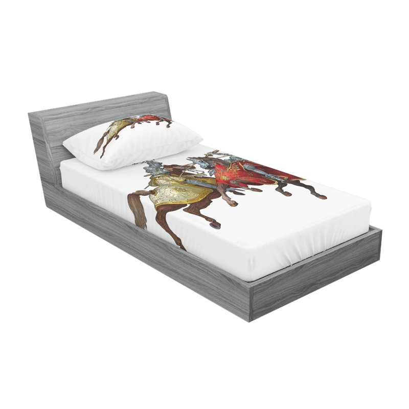 Microfiber Sheet Set, Twin Sheet Set with Fitted Sheet