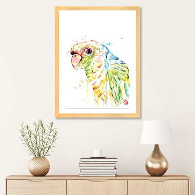 «Parrot» par Lisa Whitehouse - impression d'art graphique