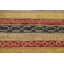 Tapis unique en laine noué à la main 3 pi 2 po x 4 pi 11 po nouvel âge brun / noir / orange