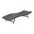 Stela Outdoor Lounge Chaise, Gray Rattan Wicker, Adjustable, 79 Inch