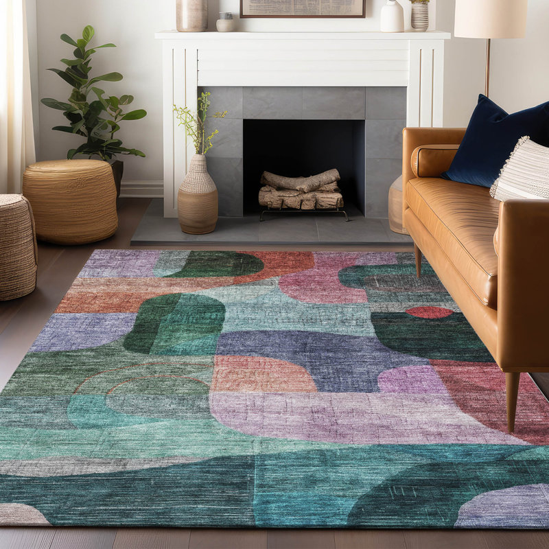 Tapis vert intérieur / extérieur Elina , 10 pi x 14 pi