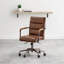 Mobilier de bureau et d'école combinant une structure en métal et un siège pivotant avec siège rembourré de 23 po x 25 po x 38 po