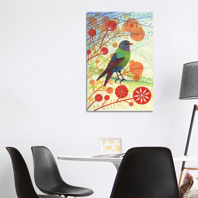 Starling I by Michelle Campbell - Wrapped Canvas Print, 101.6 cm H x 66.04 cm W x 1.91 cm D