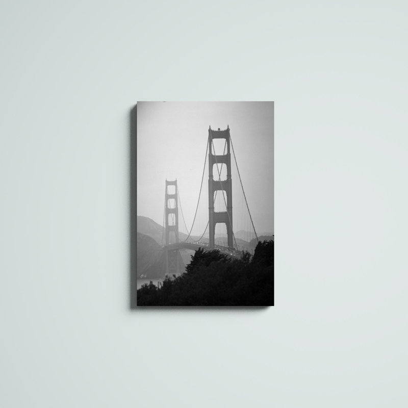 «Golden Gate Bridge I», photographie sur toile, H 30 po x l 20 po