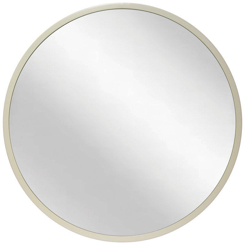 Miroir mural Abdera, 19,75 po x 19,75 po, Kaki