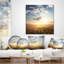 Coussin lombaire avec paysage