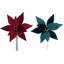 Sherpa Poinsettia Pick (assorti) - ensemble de 12
