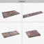 Tapis antidérapant bourgogne en velours lavable à la machine 2 pi x 3 pi-129019719