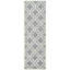 Tapis argent / ivoire en laine Cannen-377306749