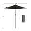 Parasol de marché lumineux 7,5 pi Atanase-2077758262-2051477505