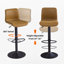 Tabouret de bar rotatif à hauteur réglable avec structure en métal-186712872-186712874