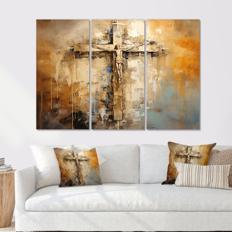 «Gold», ensemble d'art sur toile, H 40 po x l 60 po x P 1 po