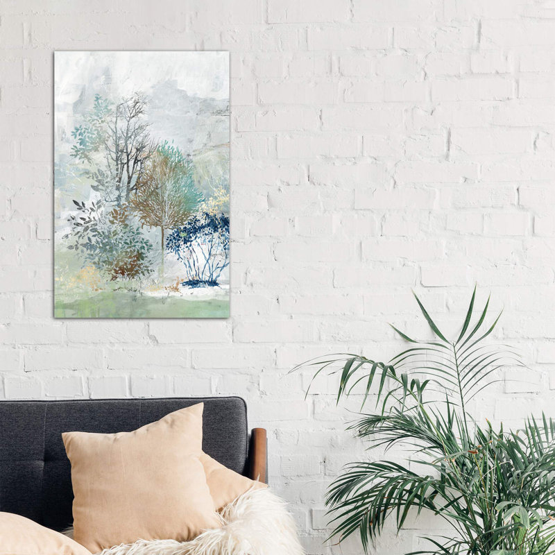 Silent Mystery I - Painting on Canvas, No Frame, 152.5 cm H x 101.5 cm W x 3.175 cm D