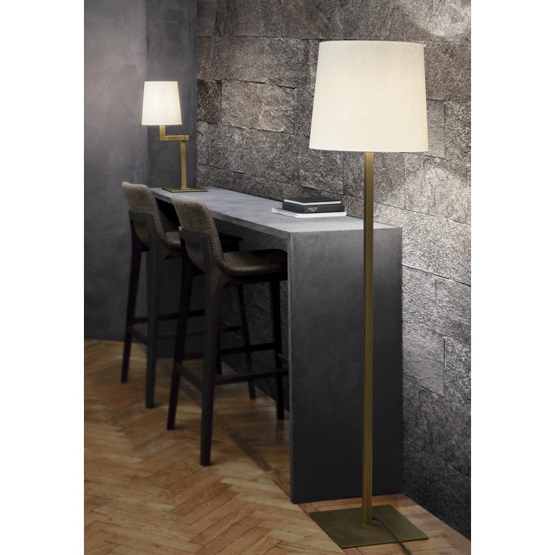 Tonda Desk Table Lamp, Matte Light Satin Bronze