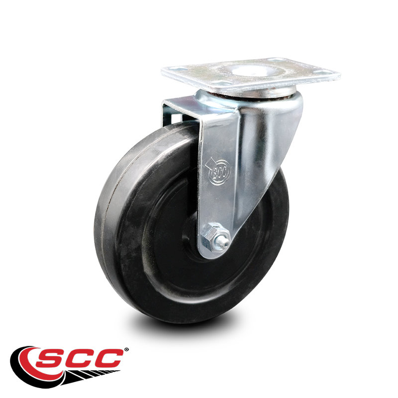 Hard Rubber Swivel Caster