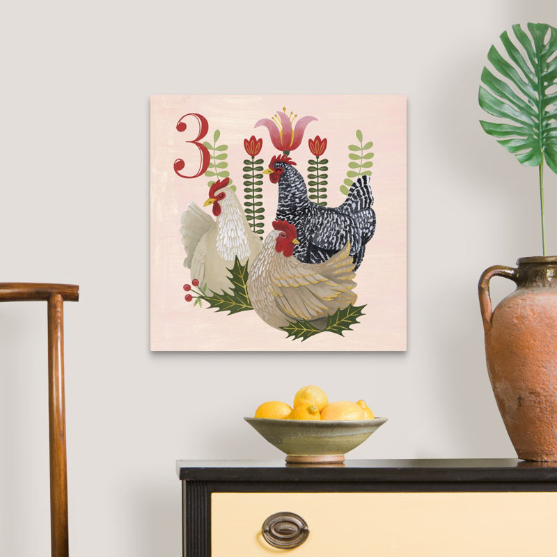 "Les douze jours III" par Grace Popp - reproduction d'art sur toile, Toile tendue, H 48 po x l 48 po x P 1,25 po