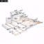 Structure de lit plateforme double avec rangement, tablettes coulissantes, lit gigogne-1192042772