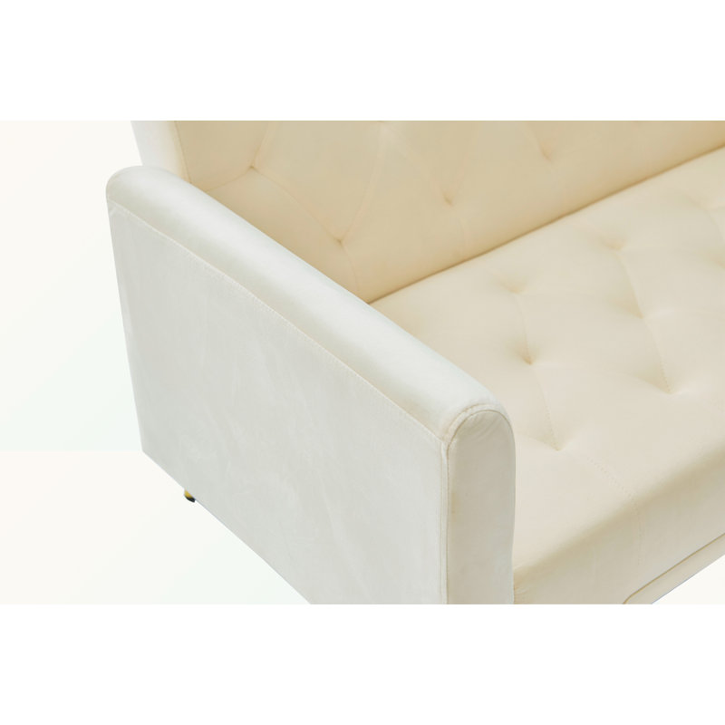 Canapé Gotey, Velours beige