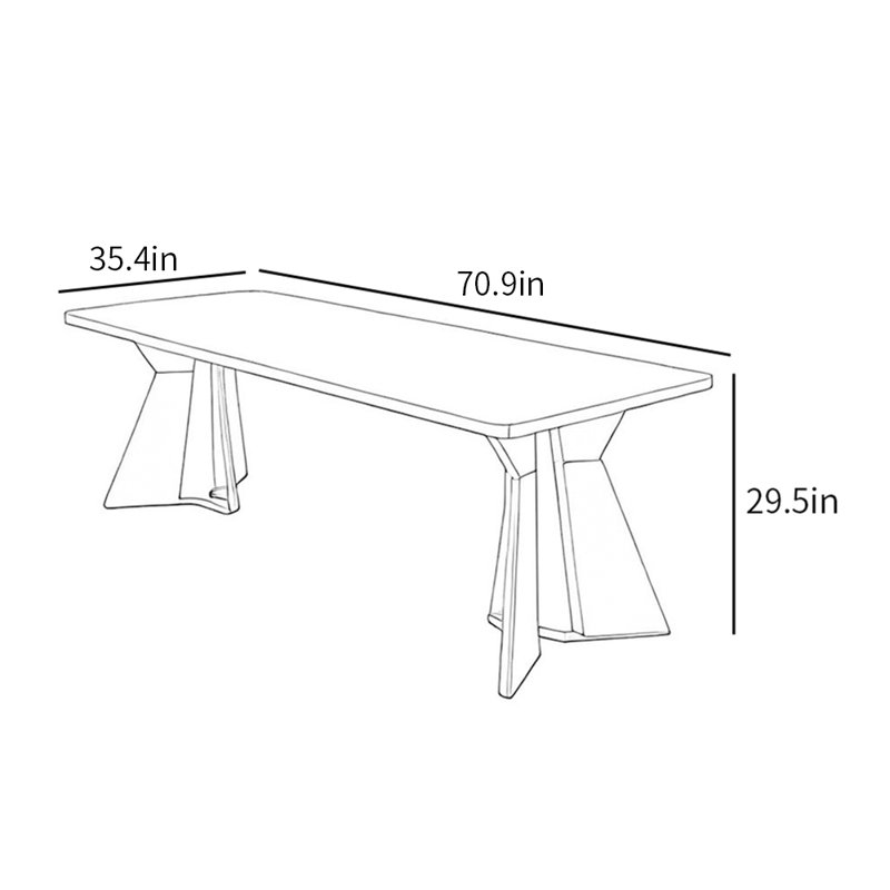 Paesley, 29.5"H x 70.9"L x 35.4"W