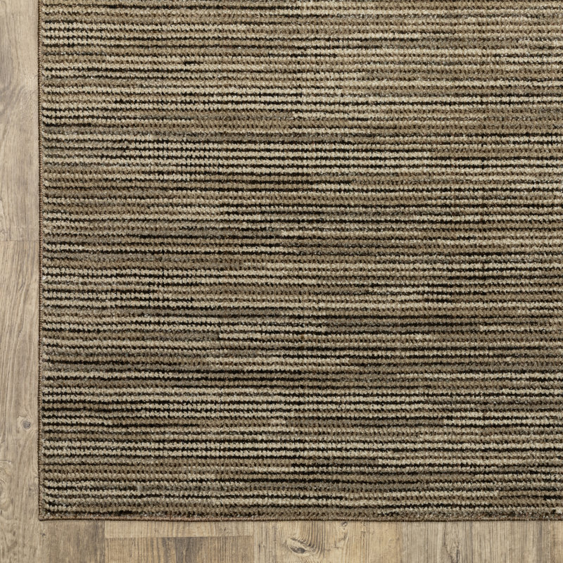 Tapis brun / beige Amot Minimalist, Brown/ Beige, Rectangle 3 pi 3 po x 5 pi 2 po
