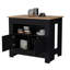 White 2-Door Kitchen Island-1168262345