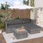 Janigian Rattan 4-Person Seating Group-462533848-452370794