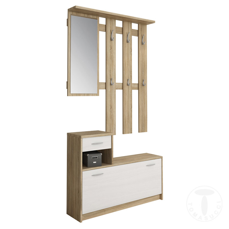 100cm W Manufactured Wood Shelving Unit