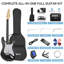 Ensemble de guitare électrique 39 po, 20 effecteurs simples et doubles, avec amplificateur, corde, accordeur, câble, médiators-99069495