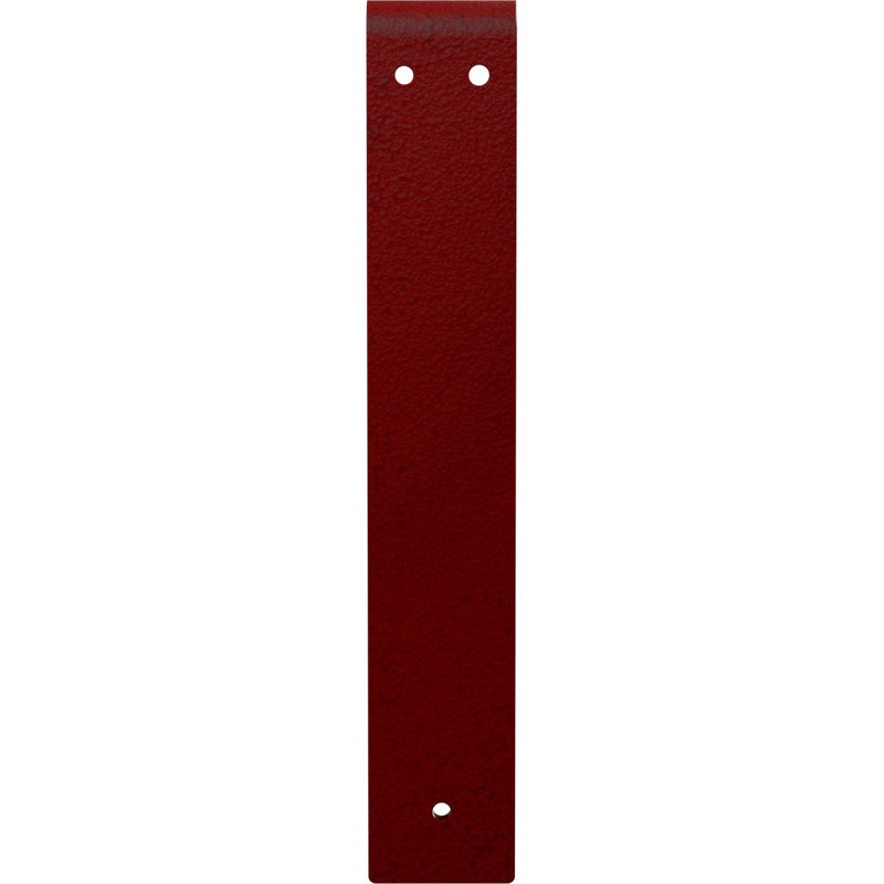 Support en acier Hamilton, H 12 po x l 2 po x P 12 po, Rouge vif martelé