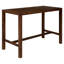Ensemble de bar de patio rustique 5 pièces, ensemble de table de patio et chaises avec chaises ergonomiques, plateau de table à lattes en bois massif pour bord de piscine, balcon, cour arrière, porche-130154970-130154972-130154973