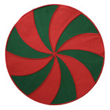 Candy Cane 15" Rd Mat