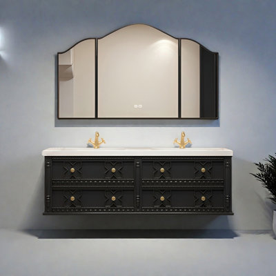 Armoire de salle de bain style français
