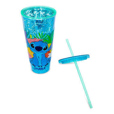 Silver Buffalo Disney Lilo & Stitch Jamming Plastic Tumbler With Lid and  Straw | Hold 20 Ounces
