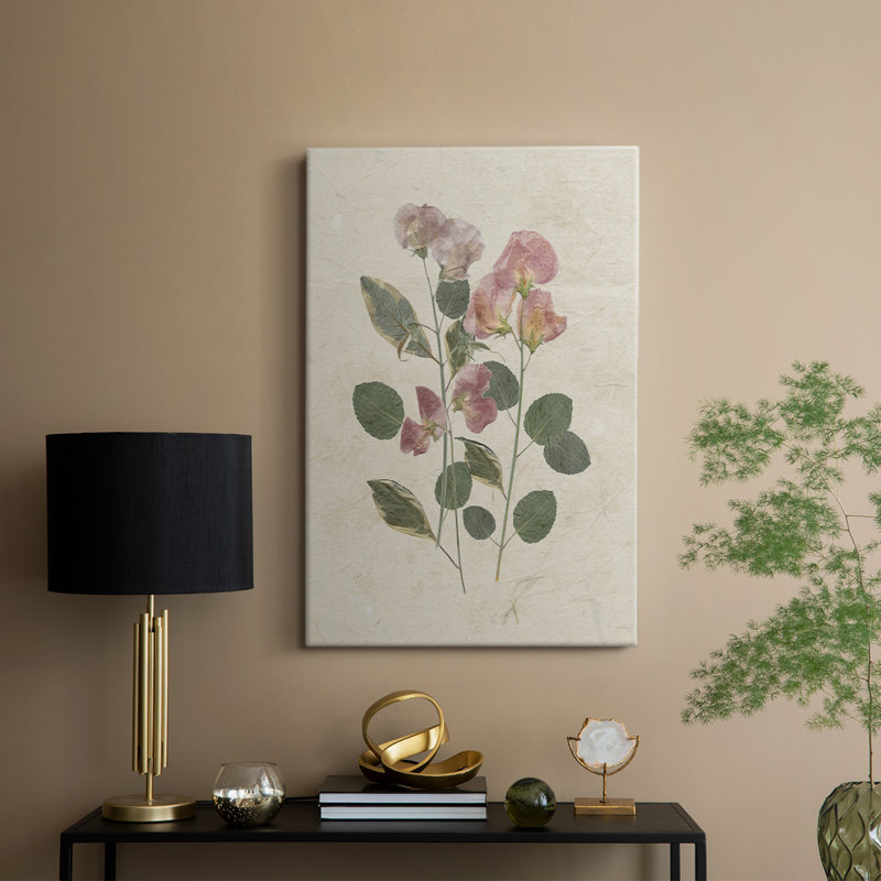 Arrangement pressé II - Cavas enveloppés de galerie, H 60 po x l 40 po