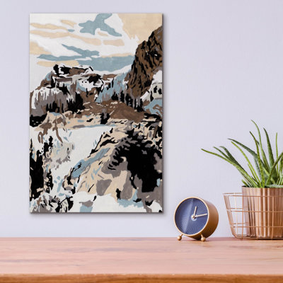  «Hush Peaks 1» par Melissa Wang, art mural en verre acrylique, 12 po x 16 po