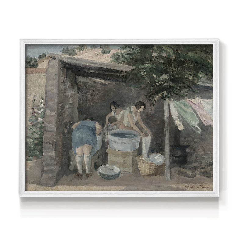 Paysages rétro-CCVVIV - reproduction encadrée, H 11 po x l 14 po, Blanc