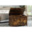 Retro Organizer, Rustic Brown Chest, Entryway Bench, 2 Hinges, Spacious For Linens Storage Brown, Vintage Charm Storage, Large Interior-1884842983