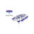 Mobile Stool Table - Elliptical - 12 Stools