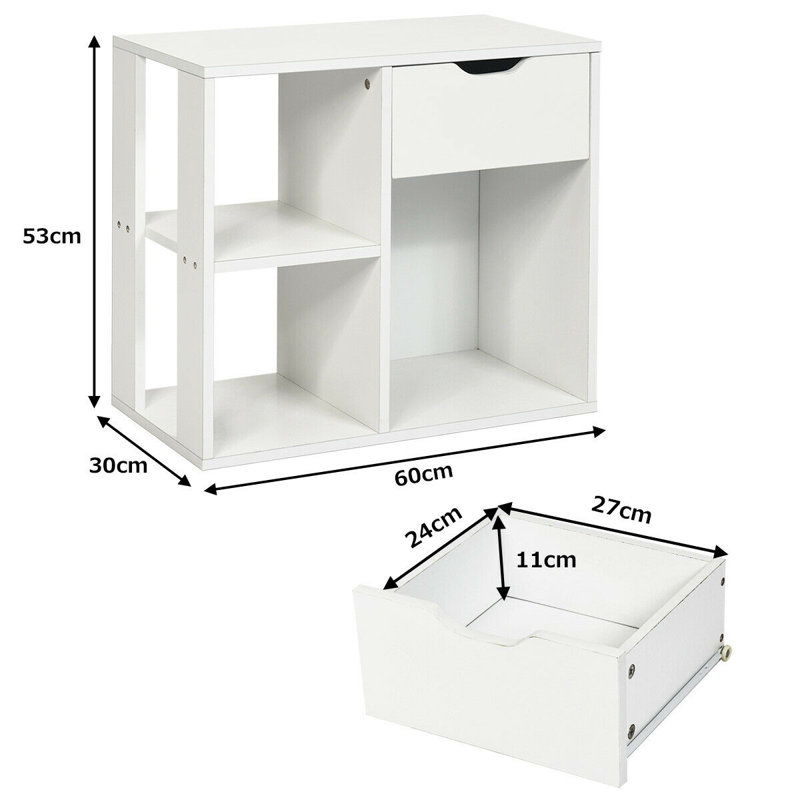 Emmalie Floor Shelf End Table