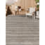 Striped Area Rug in Gray